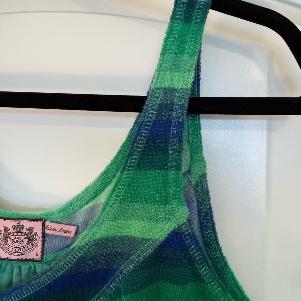 Juicy Couture Y2K Terry Cloth Swimsuit Coverup Whimsigoth Preppy Size Small - Picture 5 of 11